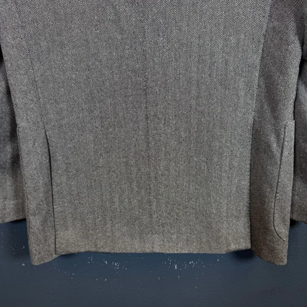 Suitsupply 46 men’s gray Wool/Silk/Linen blazer 2 dots suit jacket HAVANA FL Int